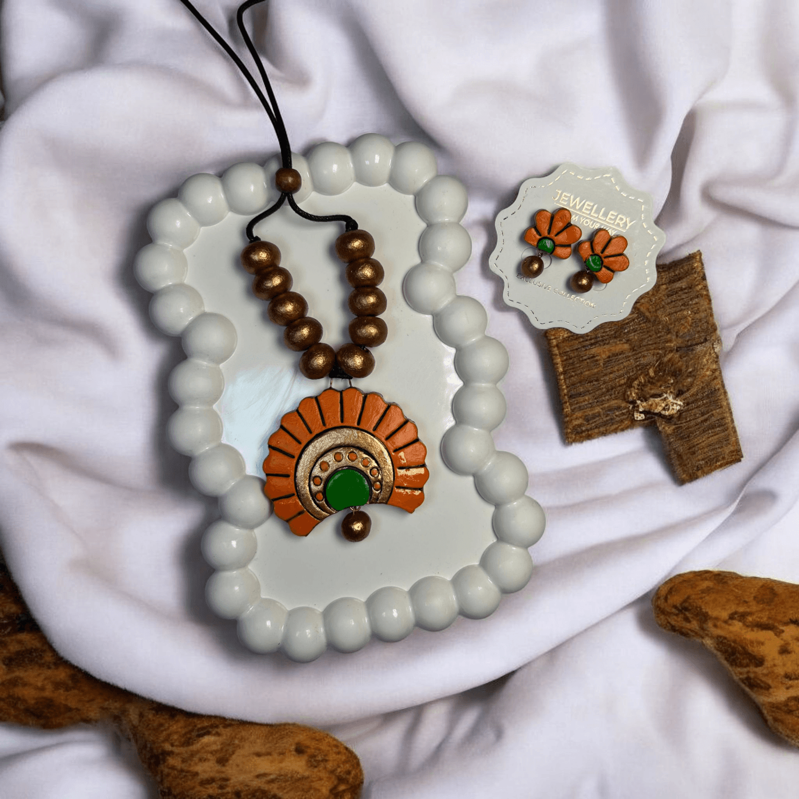 Terracotta Fan Set