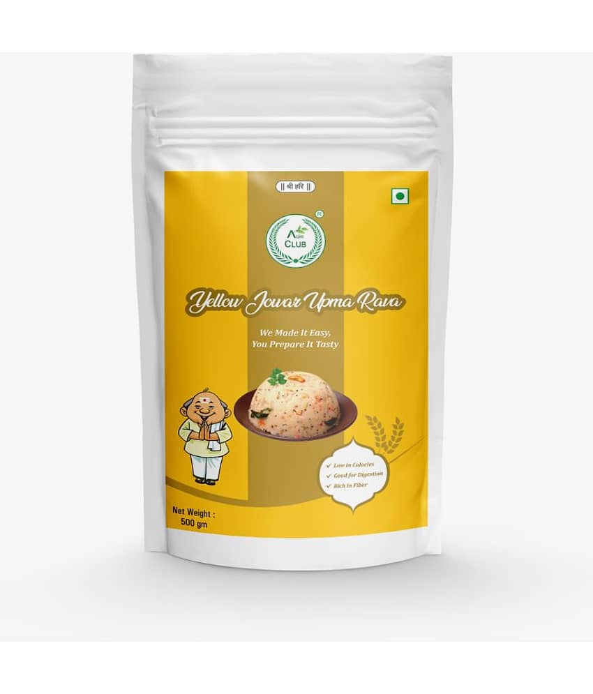 AGRI CLUB Yellow Jowar Upma Rava 400 gm