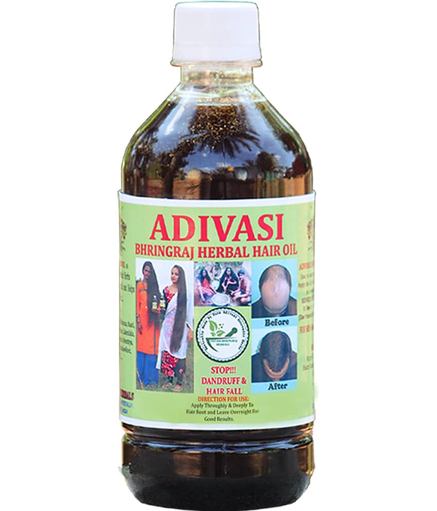 ADIVASI BHRINGRAJ HERBALS - Hair Growth Bhringraj Oil 250 ml ( Pack of 1 )