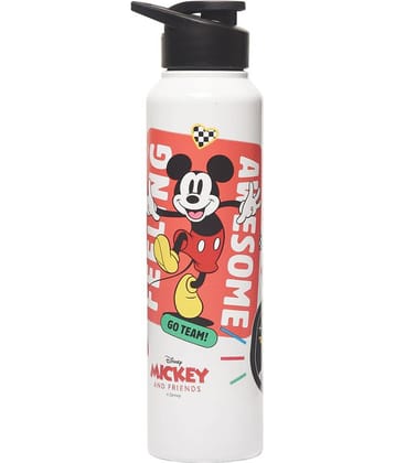 Gluman - Disney Mickey Unica Multicolor School Water Bottle 1000 mL ( Set of 1 )