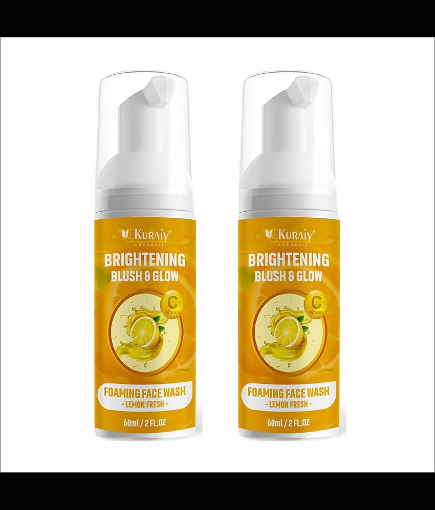 KURAIY Face Wash Cream With Natural Deep Moisturizing Face wash Tube pack of 2