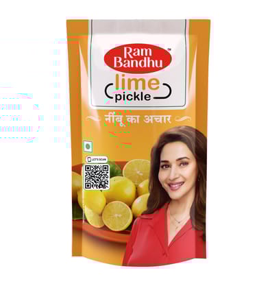 Ram Bandhu Lime Pickle, 200 gm Standy