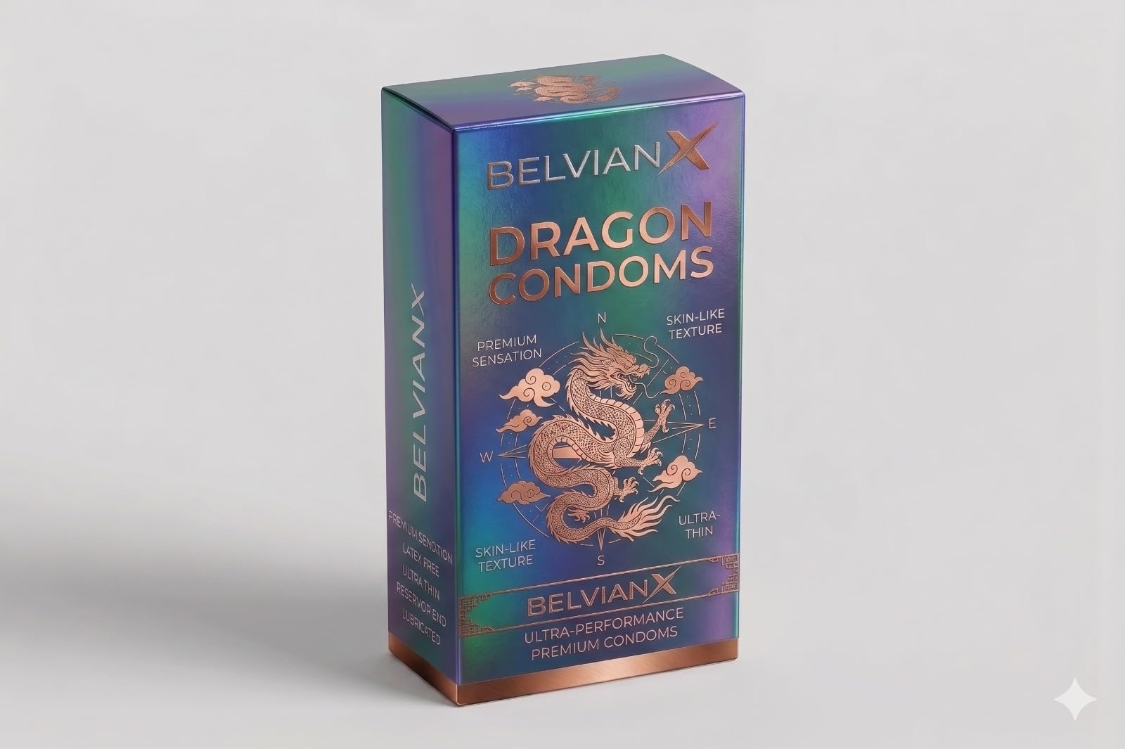 BelvianX Dragon Condome For Men 6-inch Durable Size Skin-Friendly Comfortable Fit – Single Piece | Ultra Soft | Long Lasted | Extra size