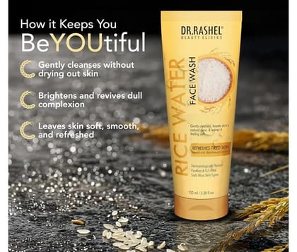 Dr. Rashel rice water face wash