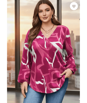 HF WARD Women's Cotton Regular Top ( Pink )