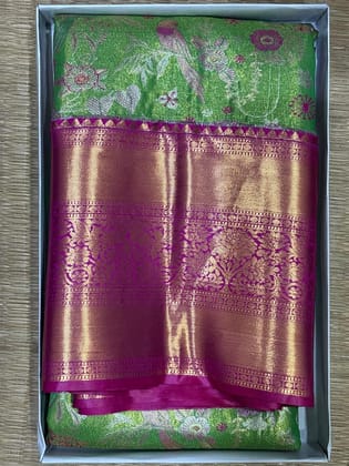 Semi Kanchi Silk Saree