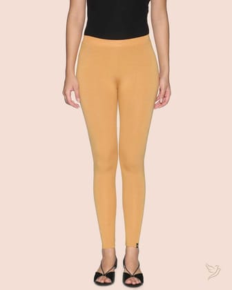 Viscose Ankle Legging - Honey Mustard-S / Honey Mustard