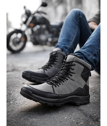 Prolific Gray Men's Hiking & Trekking Boots