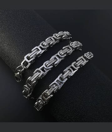 Thrillz Silver Plated Stainless Steel Chain ( Pack of 1 )