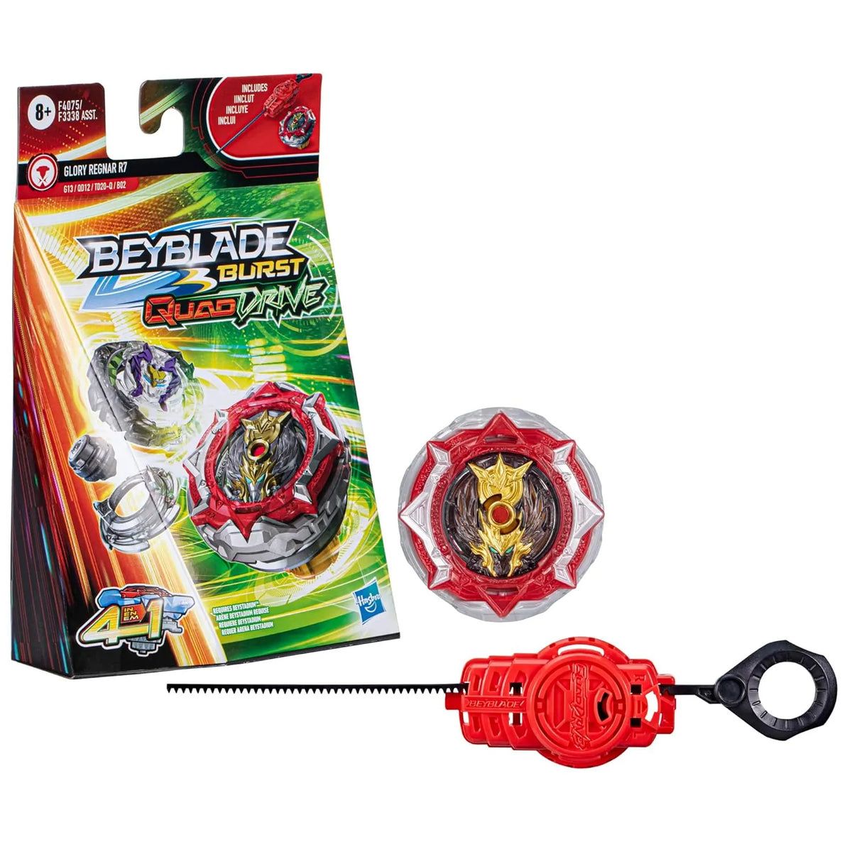 Beyblade Burst QuadDrive Glory Regnar R7 Starter Pack