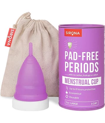 Sirona - Silicone Reusable Menstrual Cup Large ( Pack of 1 )