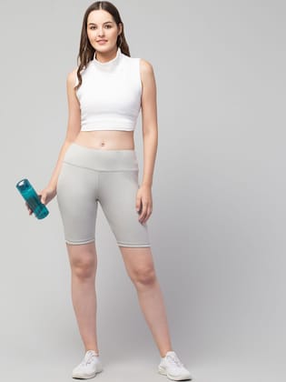 WUGO::Latest Fancy High GSM Active Wear/Gym Shorts/Solid Yoga Shorts/Cycling Shorts For Women's & Girls