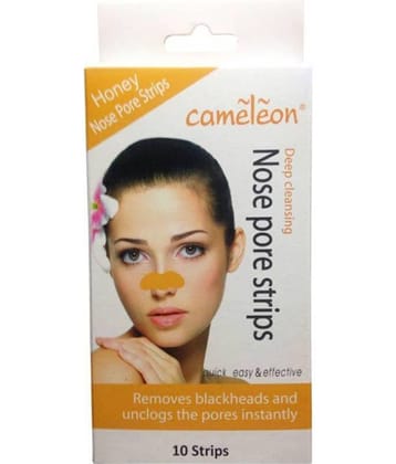 Cameleon Honey nose pore strips Wax Strips for 10 Pcs