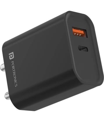 Portronics - No Cable 3A Wall Charger