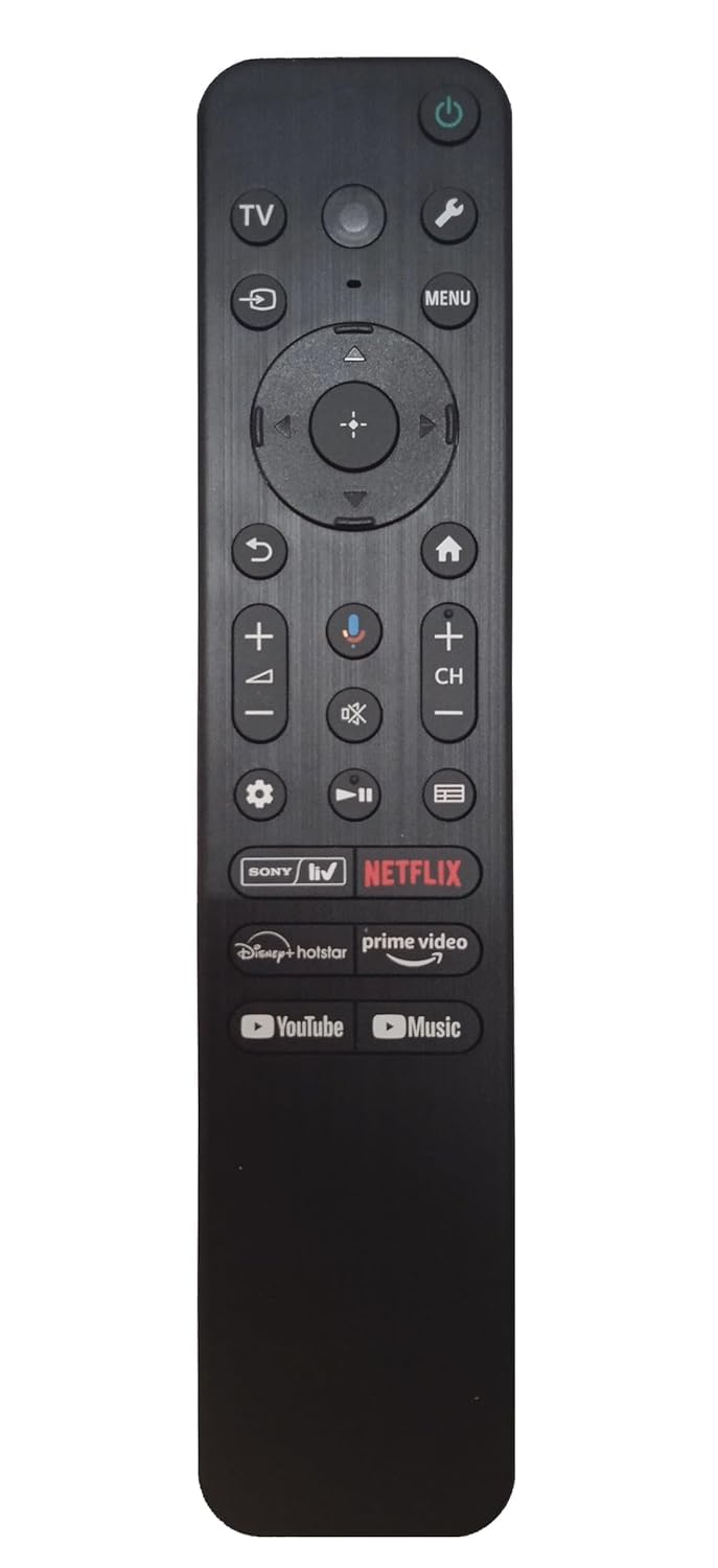 RAVIAD RAVIAD Remote Control Compatible with Sony TV RMF-TX800U, A80K X80K X85K X95K X90K X85K Series Smart TVs (2022), with Non Voice Control YouTube, Netflix Disney & Prime Video