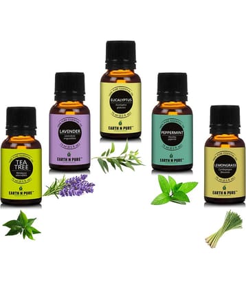 Earth N Pure - Tea Tree Essential Oil 15 mL ( Pack of 5 )