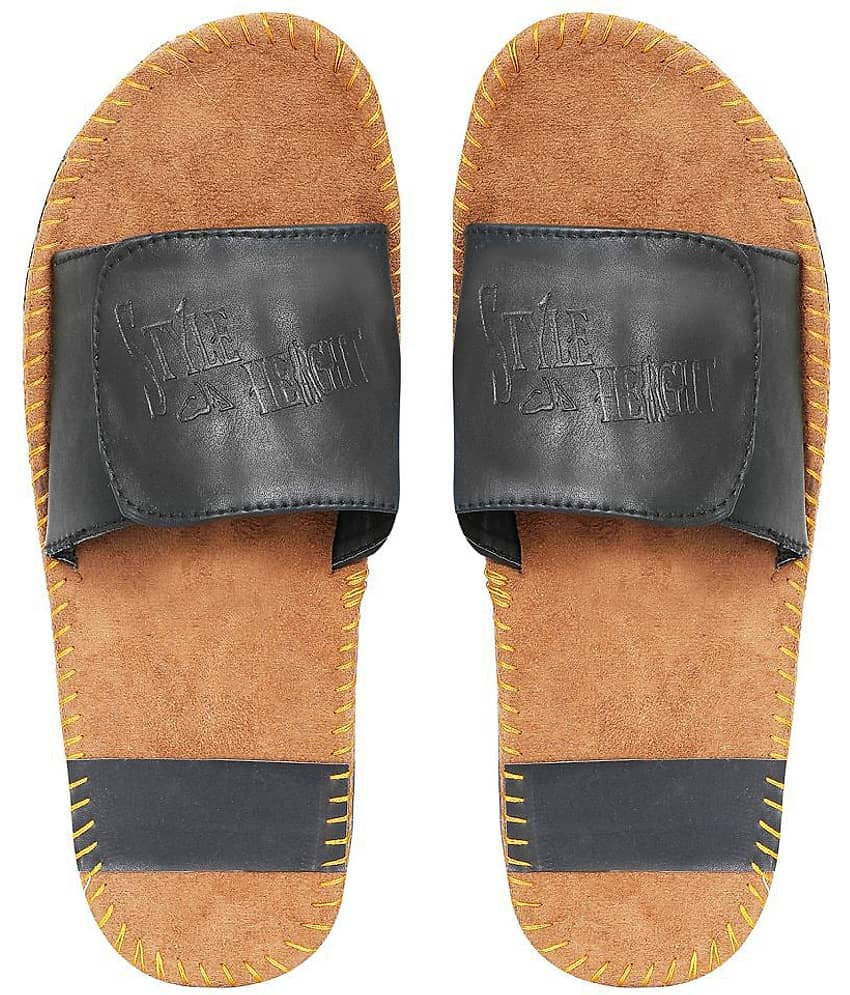 Style Height Black Patent Leather Sandals