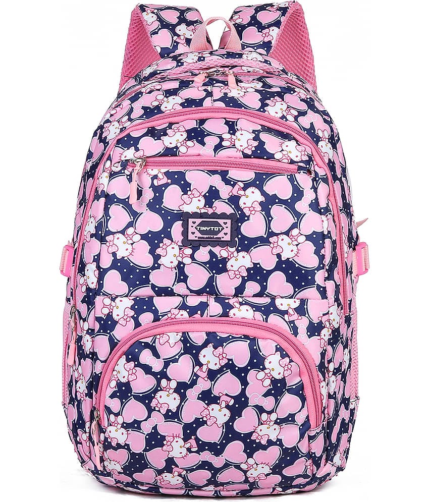 Tinytot Blue Polyester Backpack For Kids