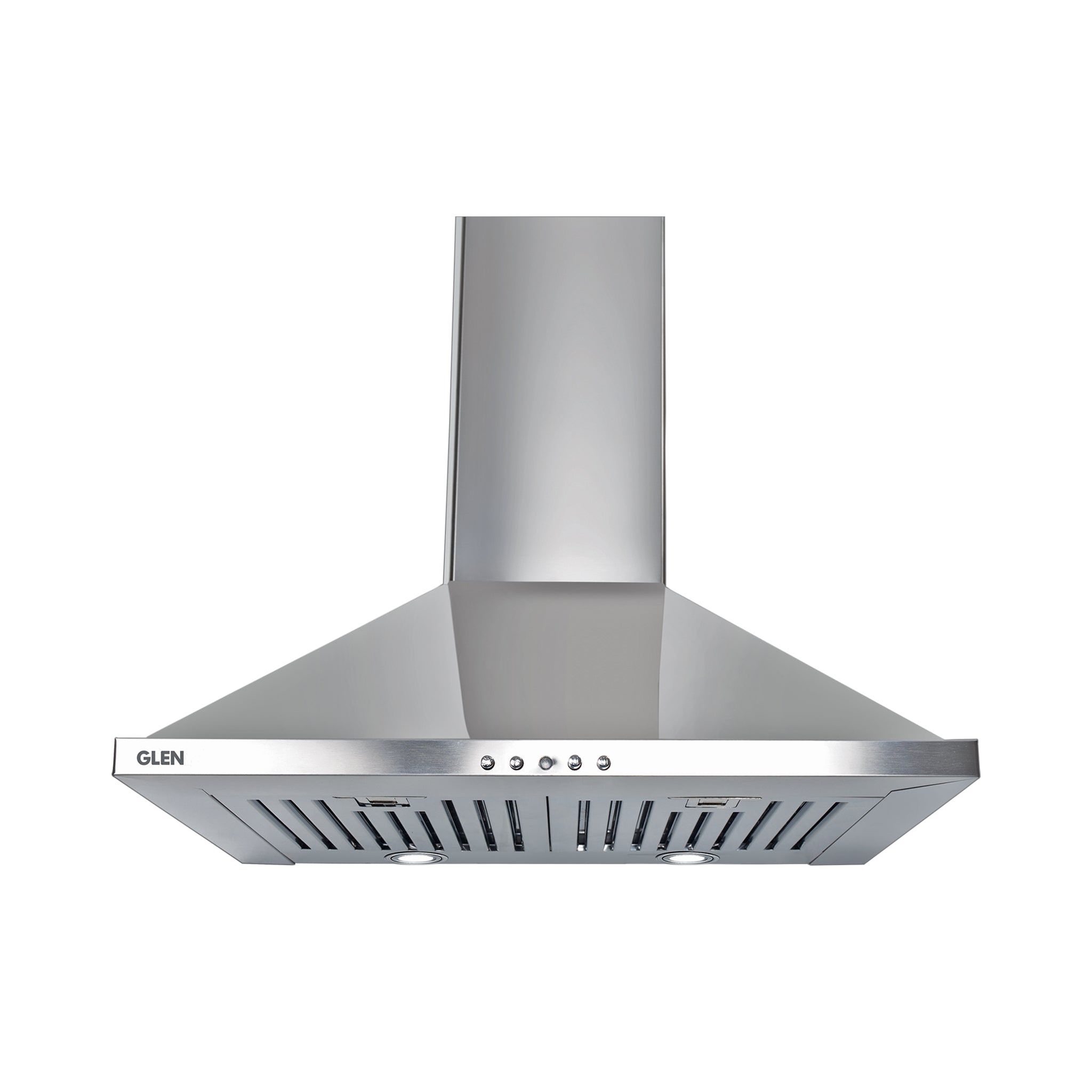 Electric Kitchen Chimney, Pyramid Shape Baffle filters 60cm 1000 m3/h -Silver (6075)