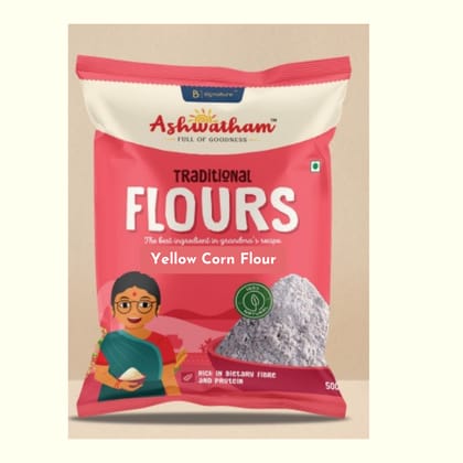 Ashwatham Yellow Corn Flour 500g