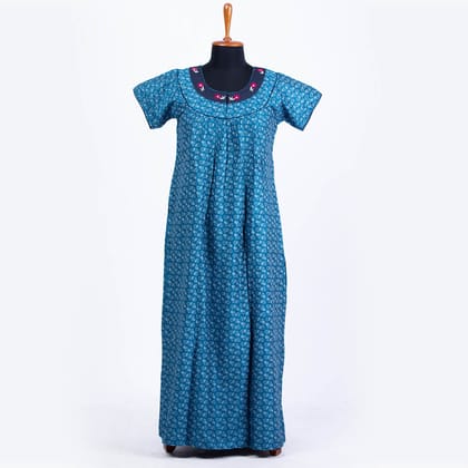 Nstyle Cotton Nighty PLEATED M