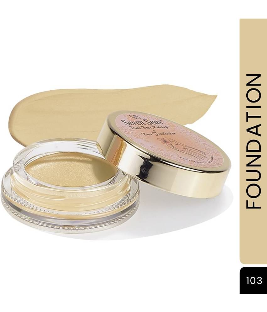 Seven Seas Dual Base Makeup Professional Real Base Foundation (Natural Beige)