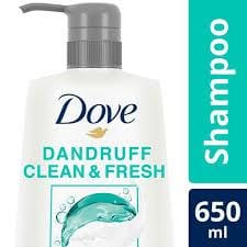 DOVE ANTI DAN CLEAN-FRESH SHAMPOO 650ML