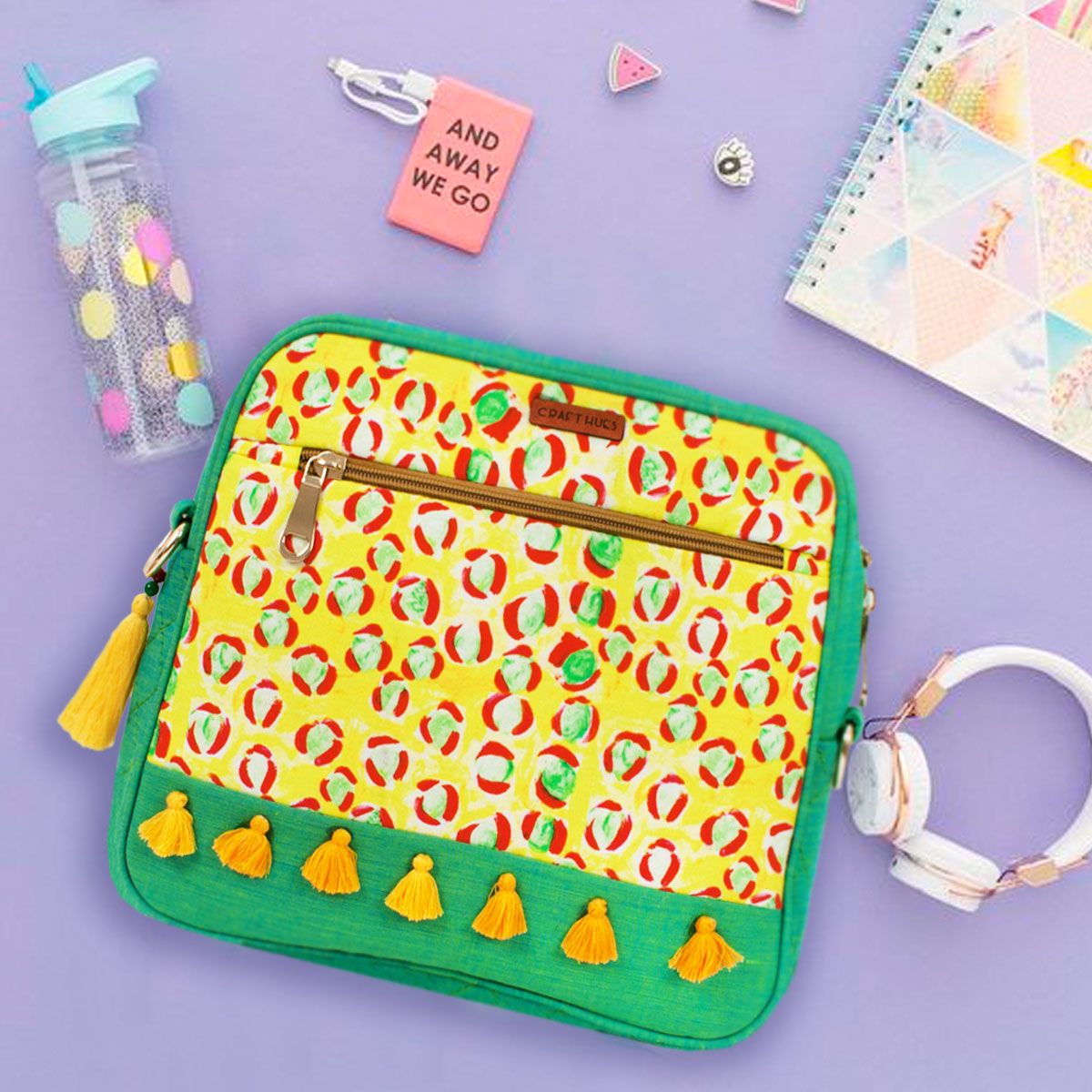 Green red Bubbles Backpack