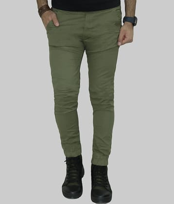 HYMEN LEGIONS Regular Flat Men's Joggers - Dark Green ( Pack of 1 )