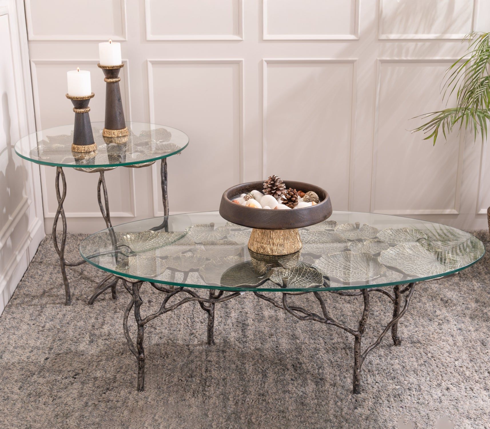 Lilia Coffee and end Tables Set