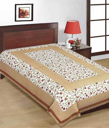 Uniqchoice Cotton Double Bedsheet ( Multi )