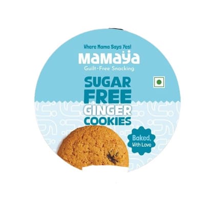 Mamaya Sugar-free Ginger Cookies 125 Gms