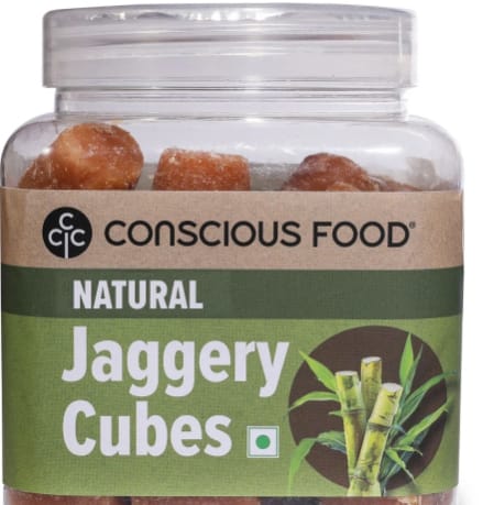 Conscious Food Jaggery Cube 500g Natural
