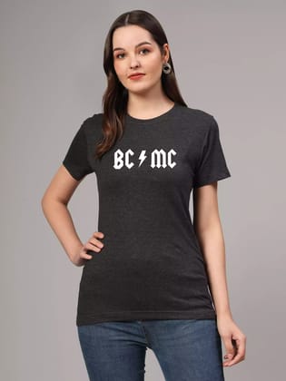 BC MC  - Sukhiaatma Unisex Graphic Printed BLACK T-shirt-XS-36