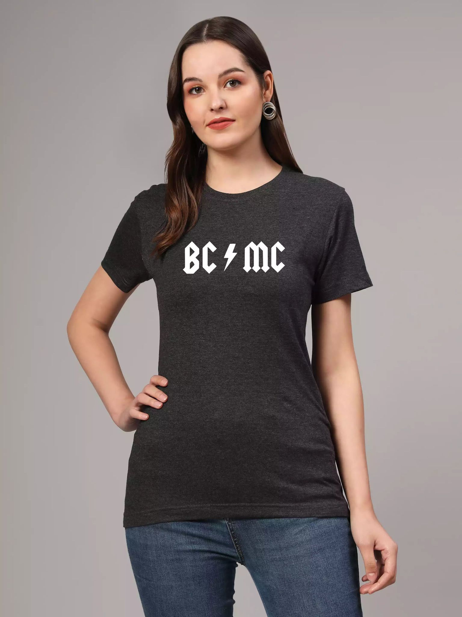 BC MC  - Sukhiaatma Unisex Graphic Printed BLACK T-shirt-XS-36