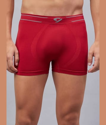 C9 Airwear Pack of 1 Nylon Trunks For Men's ( Red )