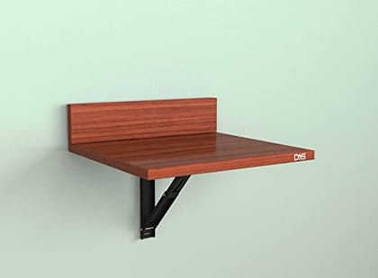 DAS Raquel Engineered Wood Study Desk/Wall Mount Table with Book Shelf Classic Walnut DAS Raquel Engineered Wood Study Desk/Wall Mount Table with Book Shelf Classic Walnut