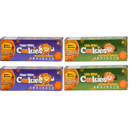MilletnMinutes Finger Millet And little Millet pack of 4100g