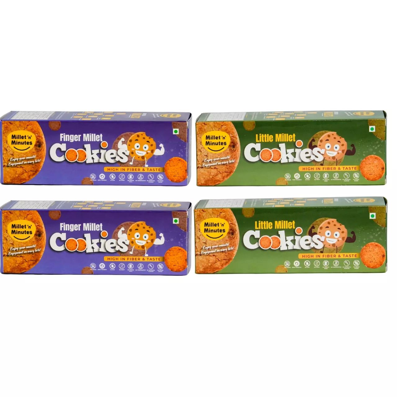 MilletnMinutes Finger Millet And little Millet pack of 4100g