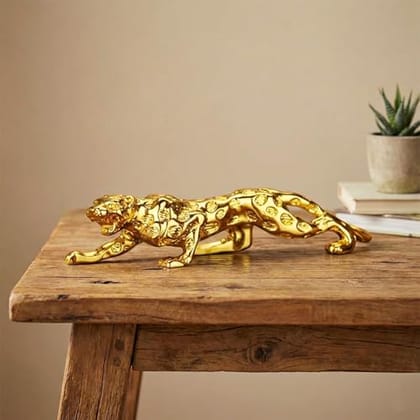Creative Leopard Statue, Lucky Fengshui Jaguar/Cheetah Gift for Car Office Home Decorative Showpiece - 4.5 cm Creative Leopard Statue, Lucky Fengshui Jaguar/Cheetah Gift for Car Office Home Decorative Showpiece - 4.5 cm