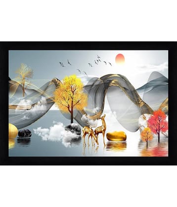 Indianara - Animal Painting With Frame