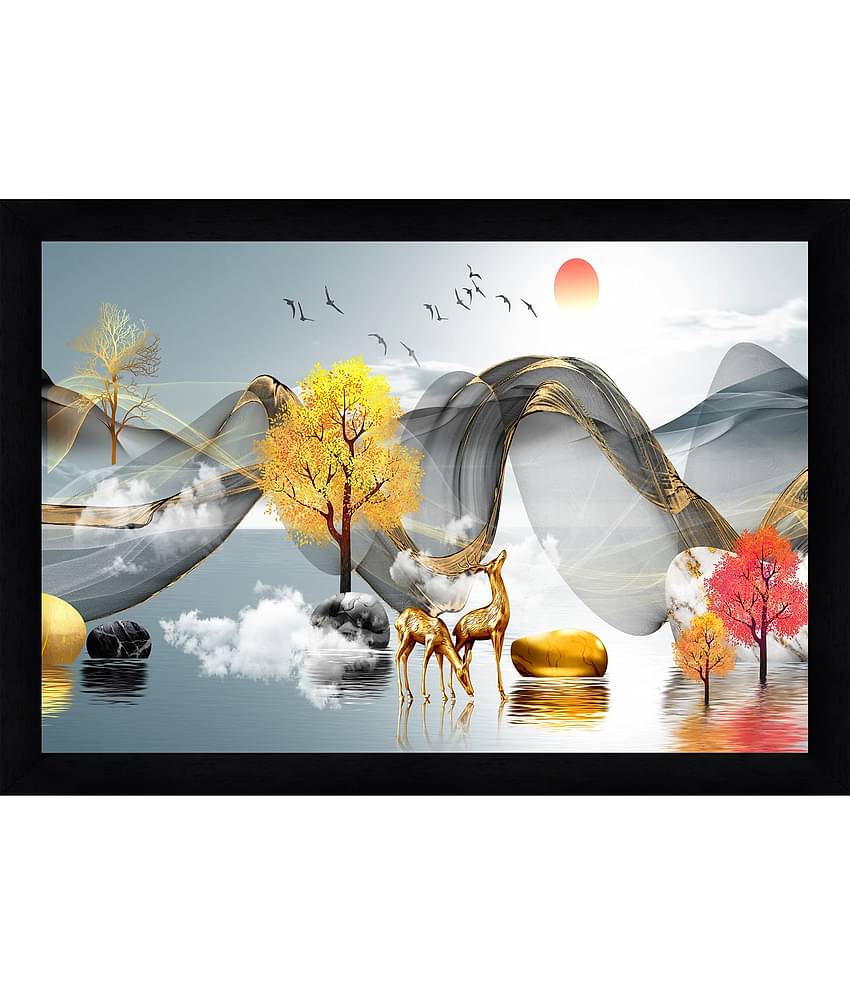 Indianara - Animal Painting With Frame