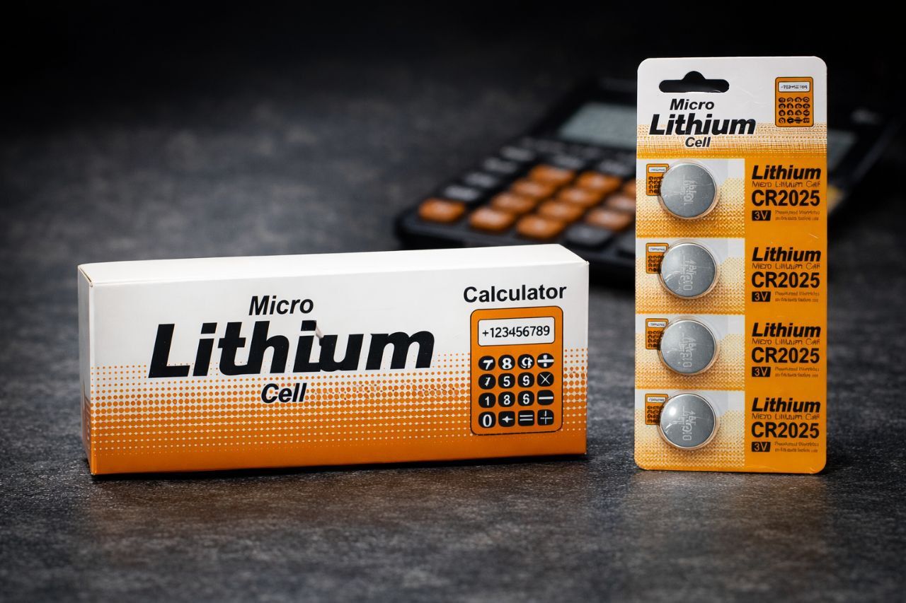 Lithium Coin Batteries 3V - Pack of 5, Long-Lasting, Leak-Proof, Ideal for Key Fobs, Watches, and Medical Devices
