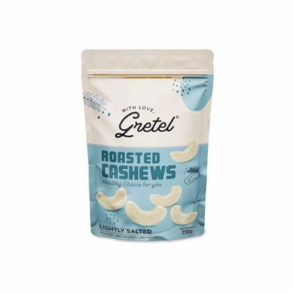 GRETEL ROSTED CASHEW LGHTLY SALTED 250GM