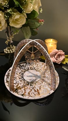 Royal Blue: Criss-Cross Serving Platter