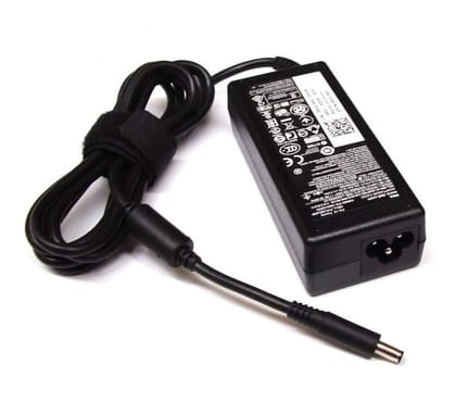 Dell Original 65W 19.5v 4.5mm Pin Laptop AC Adapter-Black Without Power Cord (Part Code MGJN9)