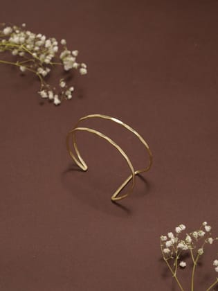 A line Bracelet - 2 way Brass Bracelet
