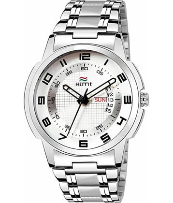 Hemt Silver Metal Analog Men's Watch