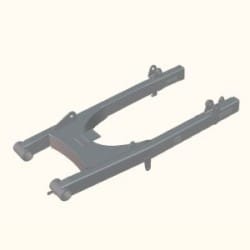 Hero Genuine Rear Swingarm Assembly for Xtreme 160 | Stable Rear Suspension | Durable Metal Construction | Improved Handling Control | Long-Lasting Performance | OEM Fit – 52110AAB120S
