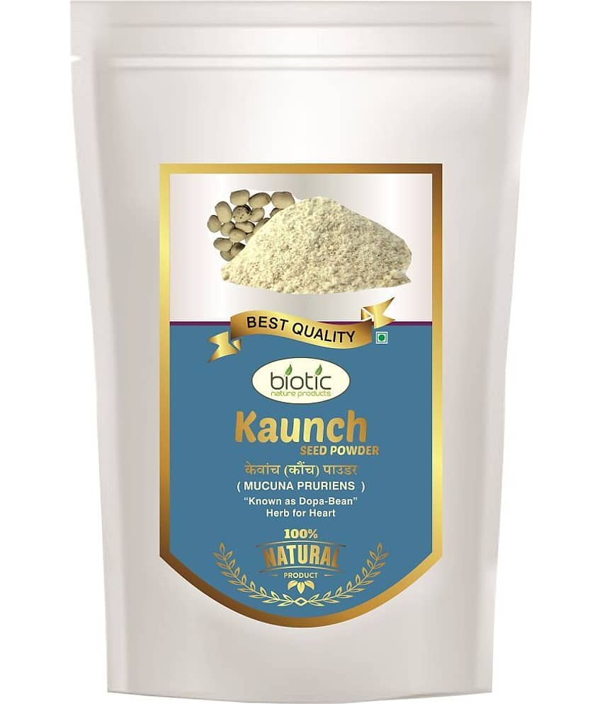 Biotic Kaunch Beej Powder ( Mucuna Pruriens ) Kaunch Seed Powder 400 gm Pack of 2